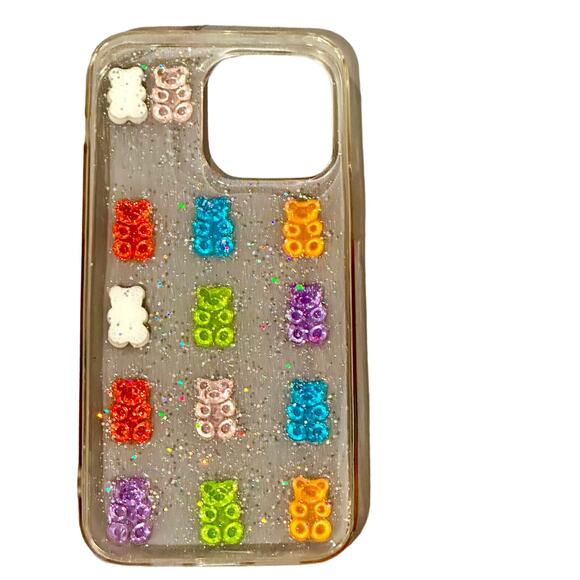 Gummy Bear Glittery Iphone 15 Pro Max Case - Picture 1 of 4